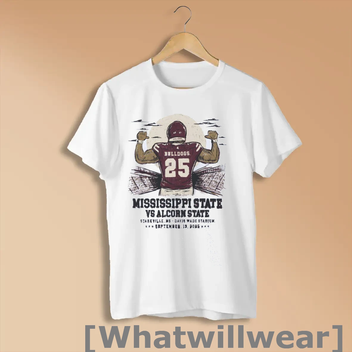 Official Alcorn State Vs Mississippi State Game Day 2025 Shirts