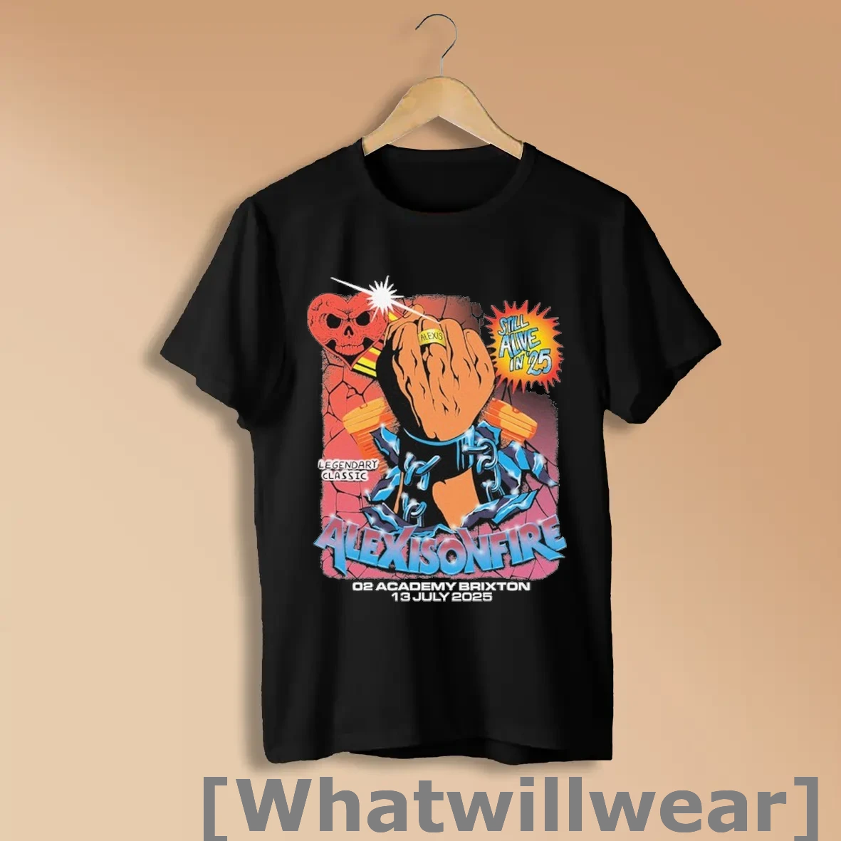Official Alexisonfire Legendary Classic 02 Academy Brixton 2025 First Shirts