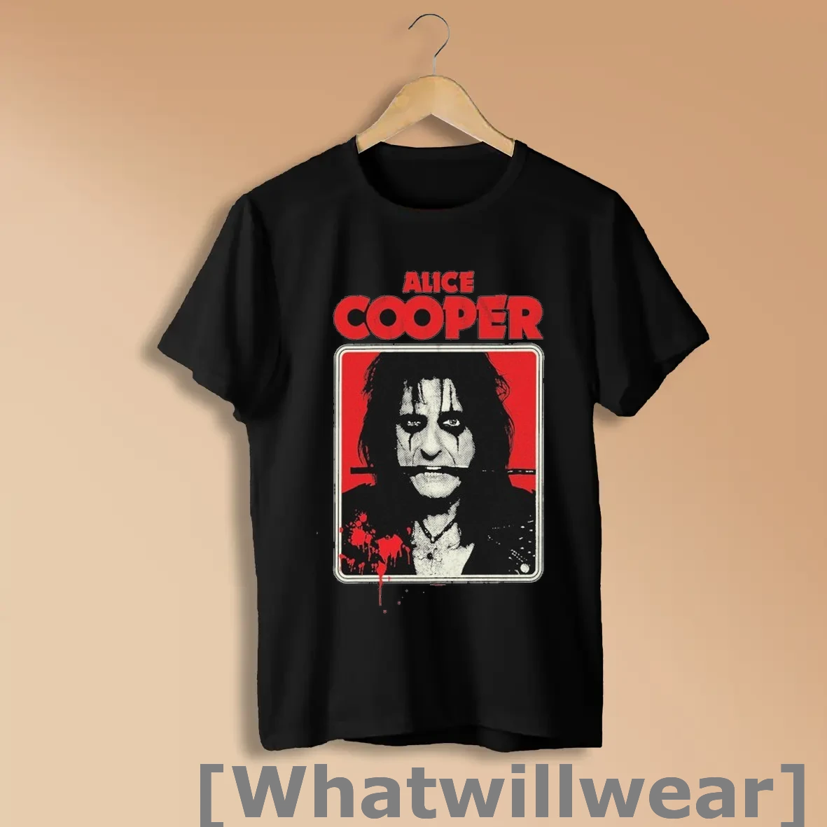 Official Alice Cooper Bloody Portrait T Shirts Shirts