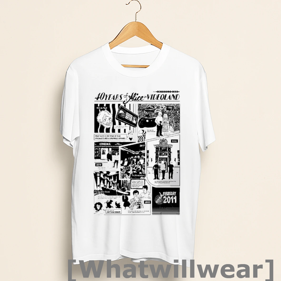 Official Alice In Videoland 40th Birthday Shirts