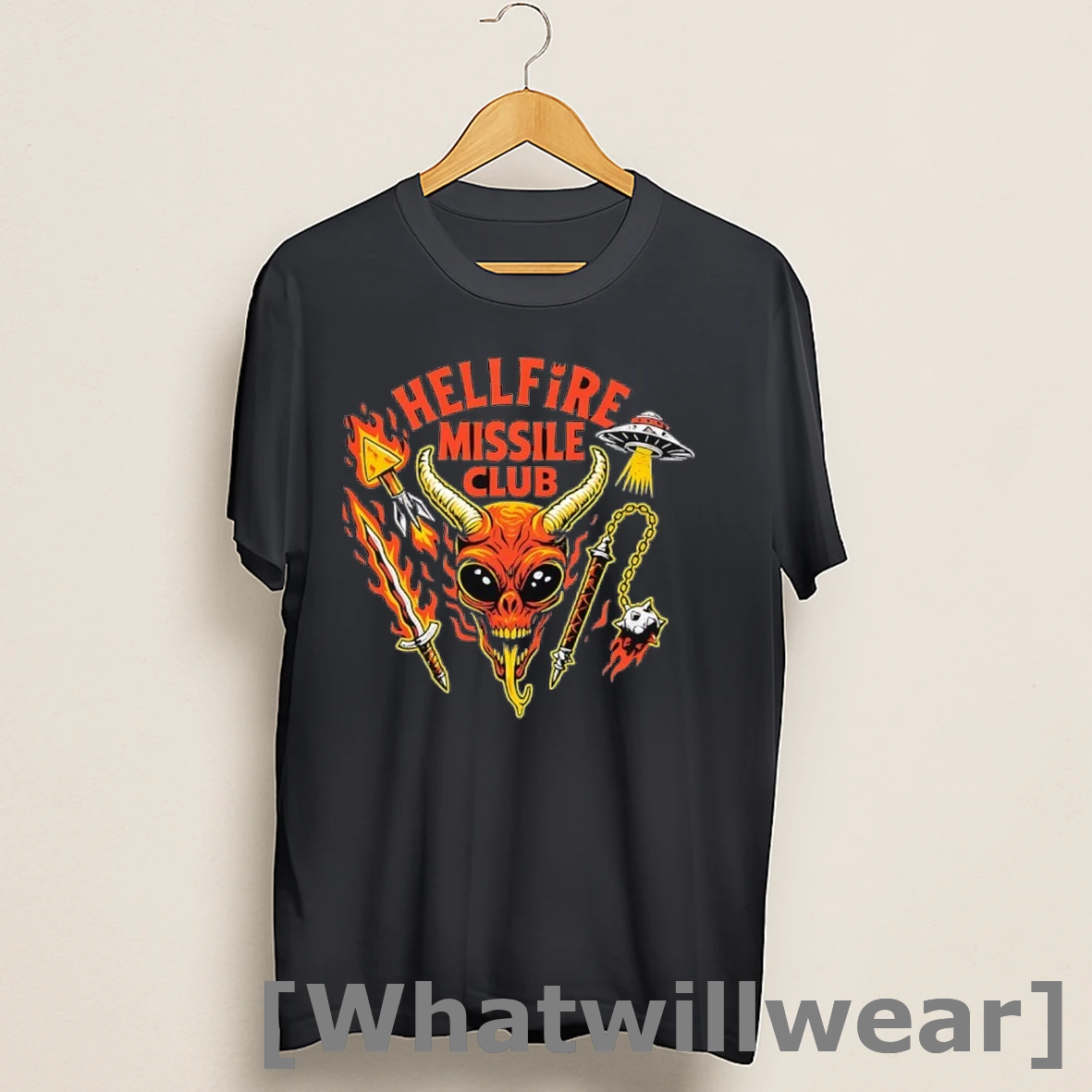 Official Alien Evil Hellfire Missle Club Shirts