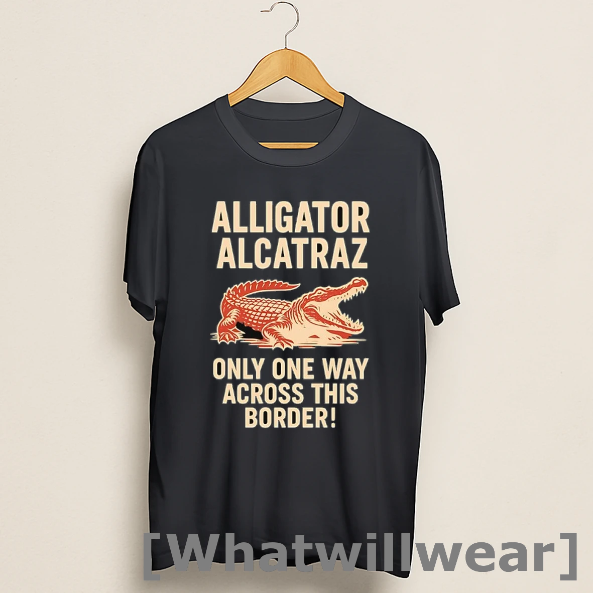 Official Alligator Alcatraz One Way Across This Border Shirts