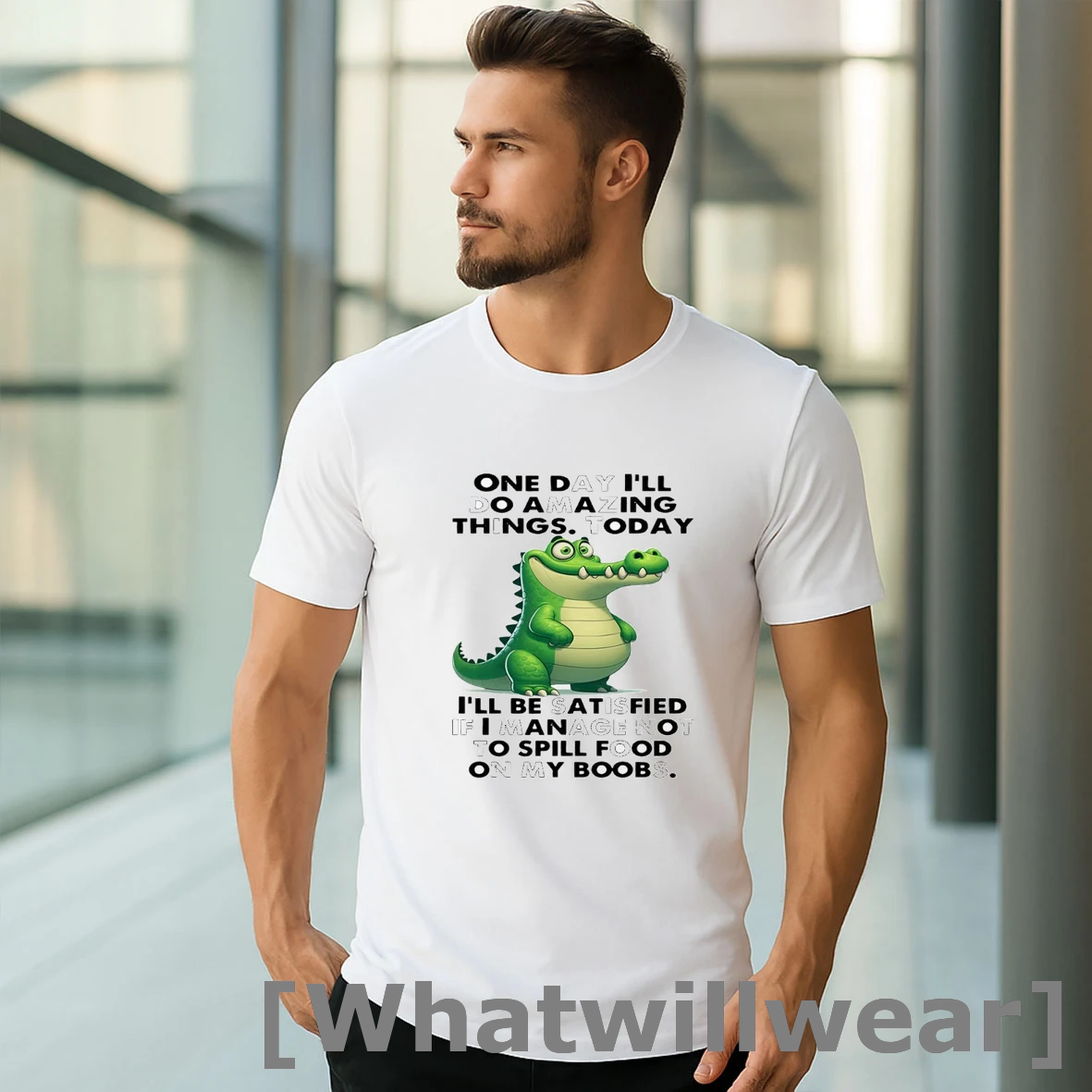 Official Alligator One Day Ill Do Amazing Things Tshirts Sweater