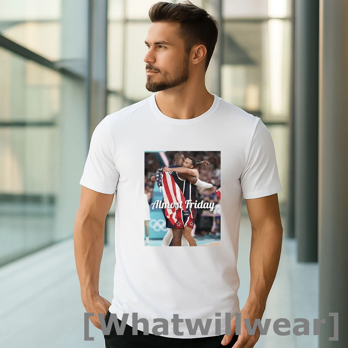 Official Almost Friday Bron And Steph Olympics Tshirts Sweater