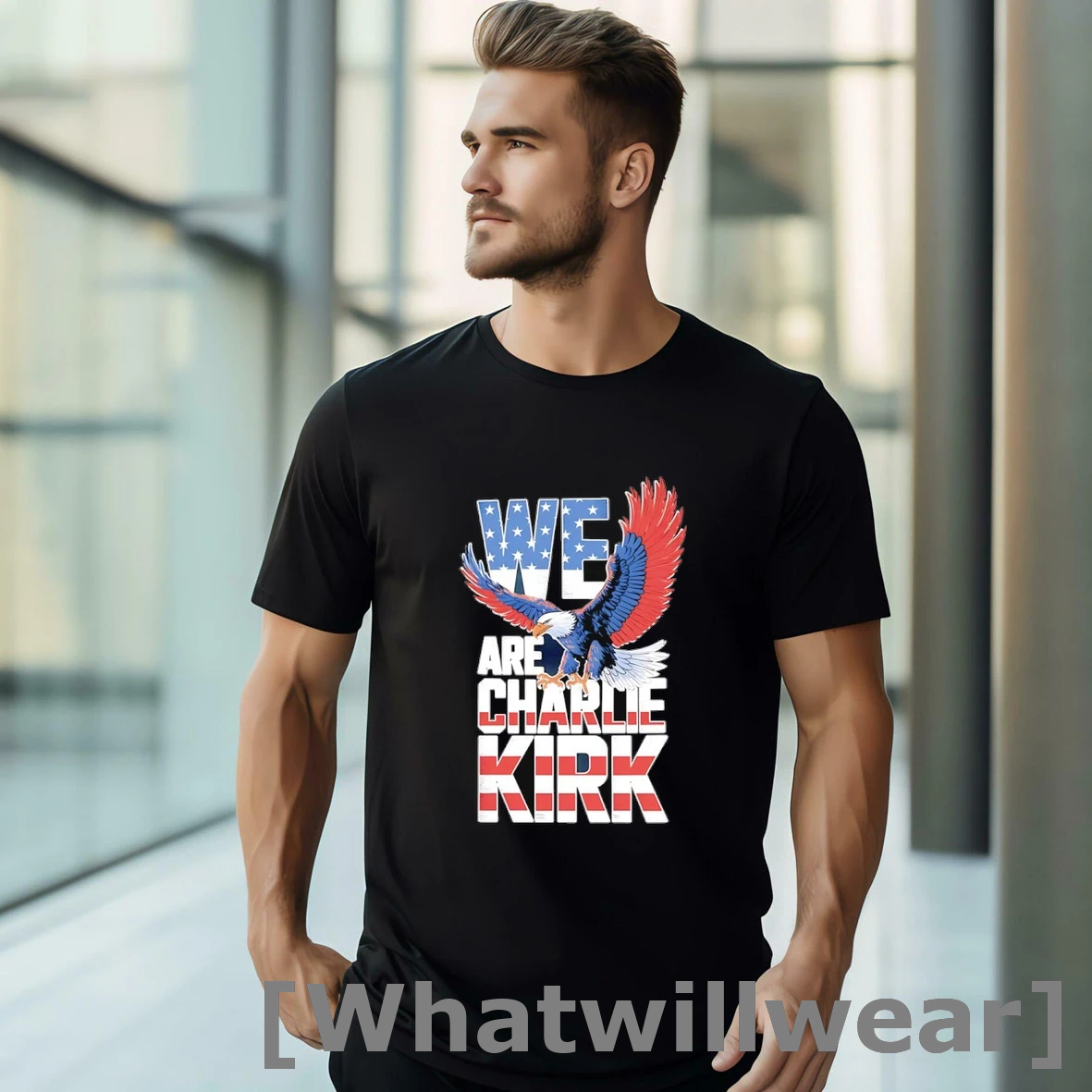 Official American Eagle We Are Charlie Kirk Tshirts Sweater