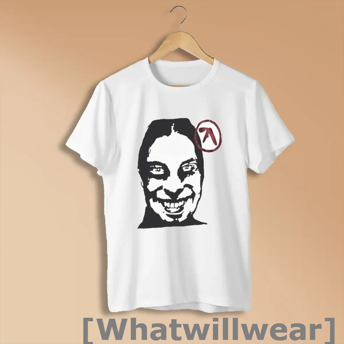Official Aphex Twin Richard D James Smiley Face Logo Electronic Music Shirts