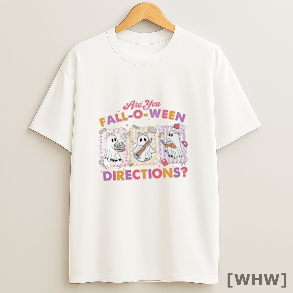Official Are You Fall O Ween Directions Halloween Fall Teacher Tshirt Sweater
