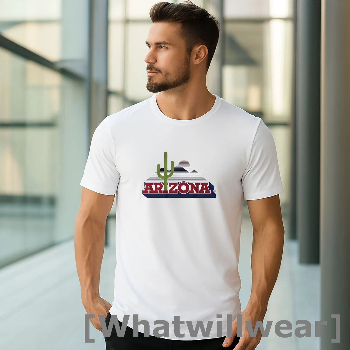 Official Arizona Wildcats Basketball Cactus Logo Tshirts Sweater