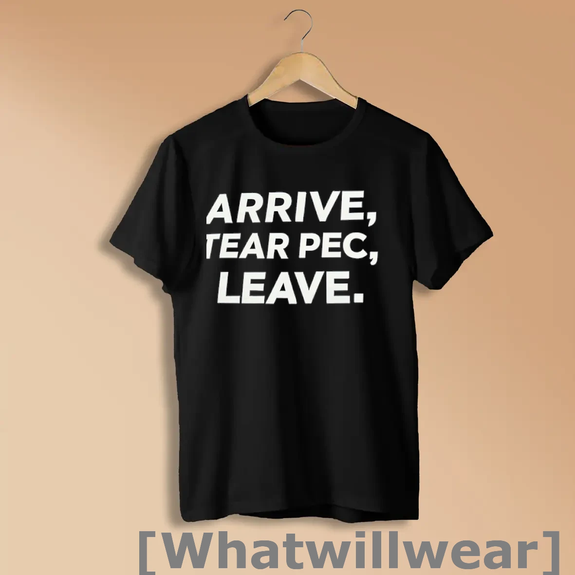 Official Arrive Tear Pec Leave Shirts