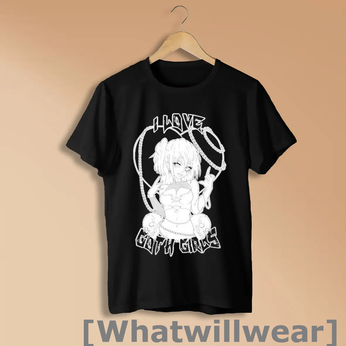 Official Aryia I Love Goth Girls Shirts