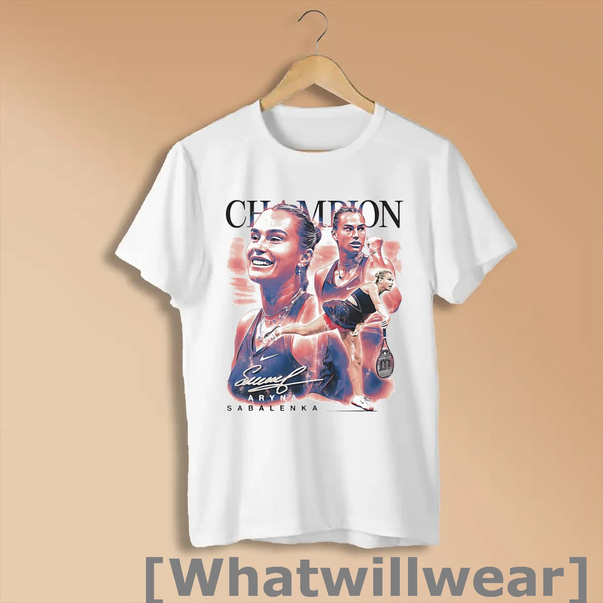 Official Aryna Sabalenka Champion Vintage Shirts