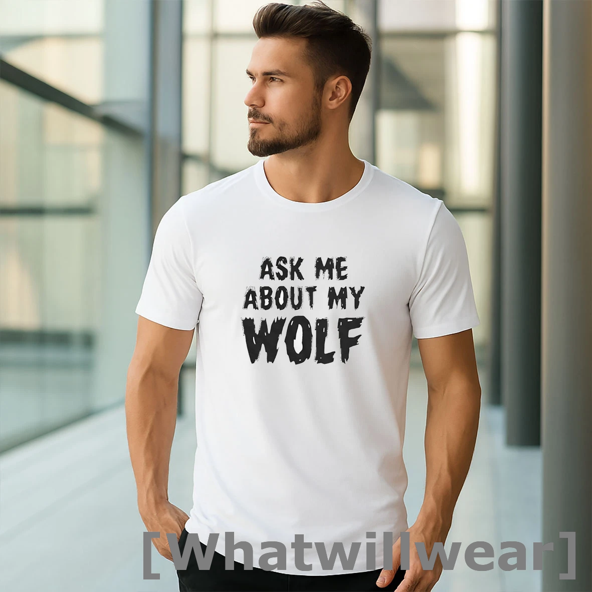Official Ask Me About My Wolf Tshirts Sweater