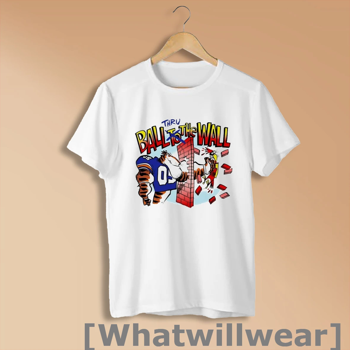 Official Auburn Tigers Ball Thru The Wall Shirt Sweatshirt