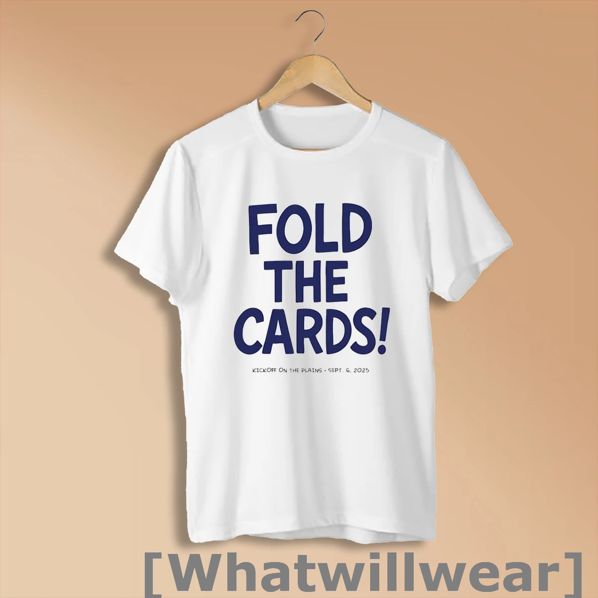Official Auburn Tigers Fold The Cards Kick Off The Plains 2025 Shirt Sweatshirt