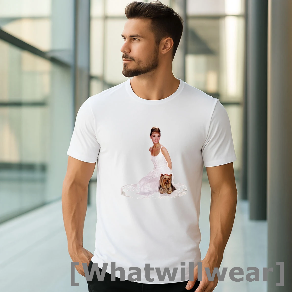 Official Audrey Hepburn And Yorkshire Terrier Tshirts Sweater