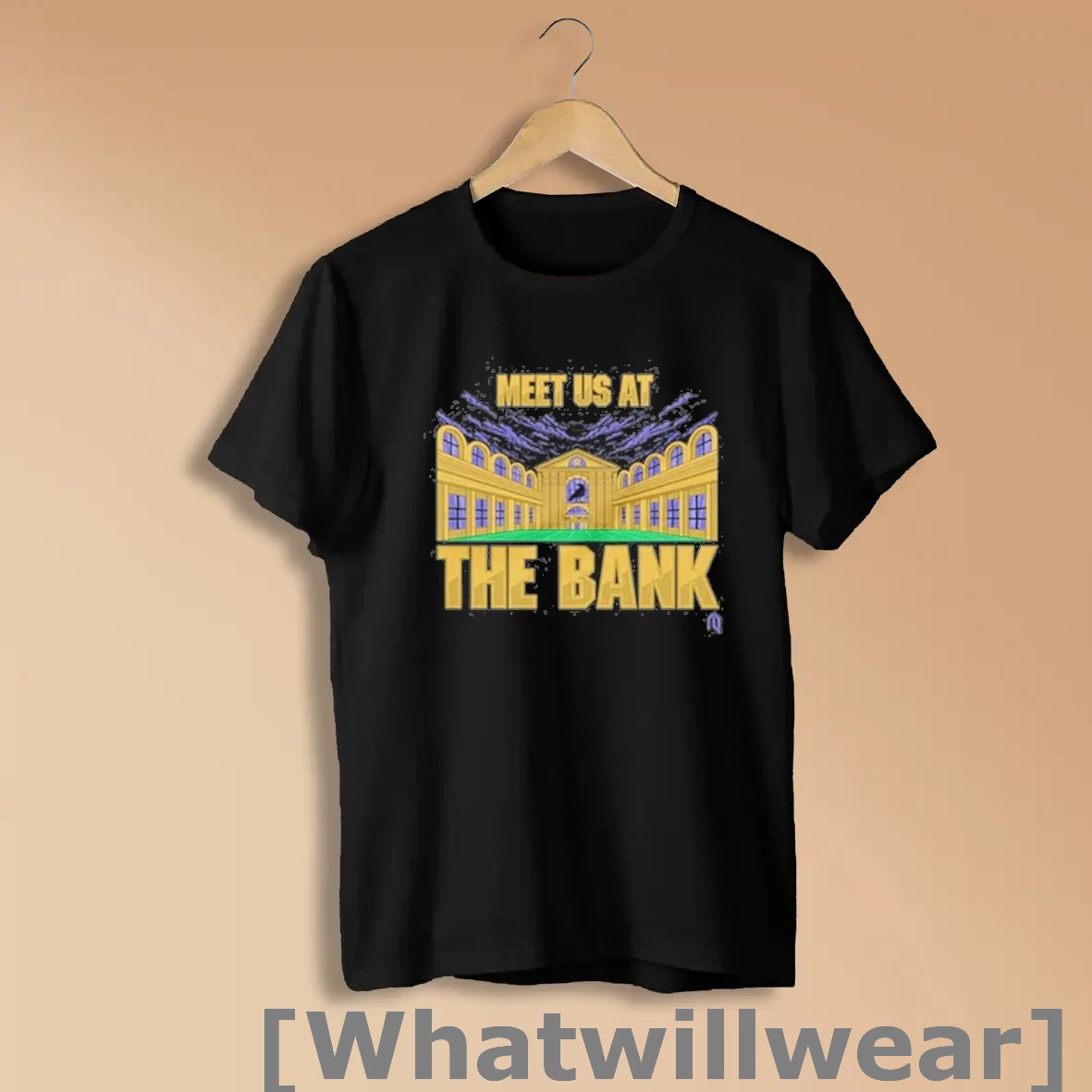 Official Baltimore Ravens Meet Us At The Bank Shirts