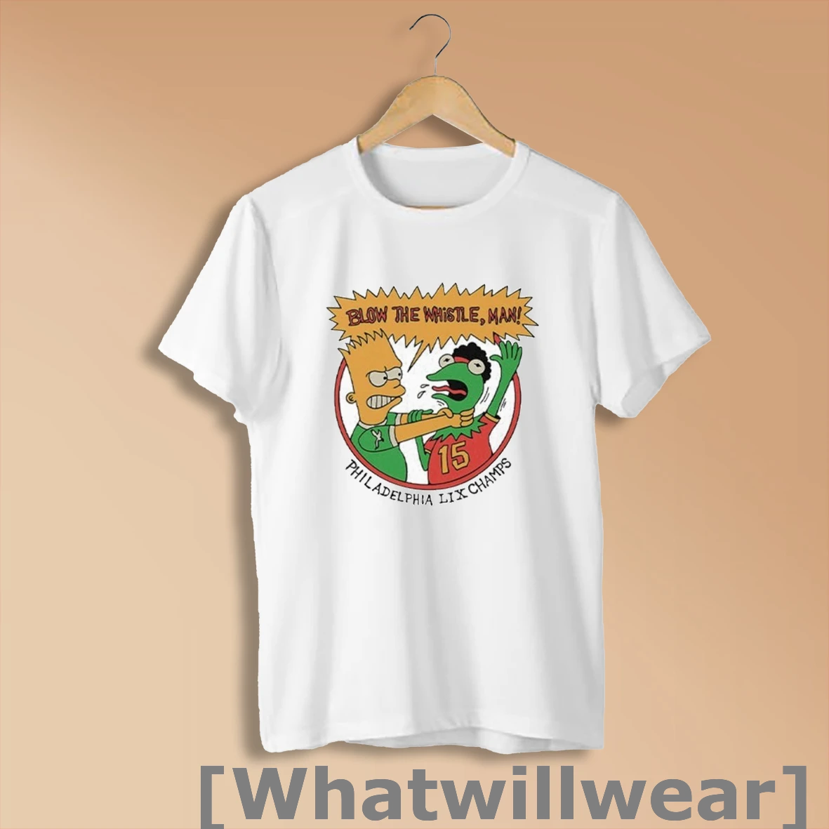 Official Bart Simpson Blow The Whistle Philadelphia Lix Champs Shirt Sweatshirt