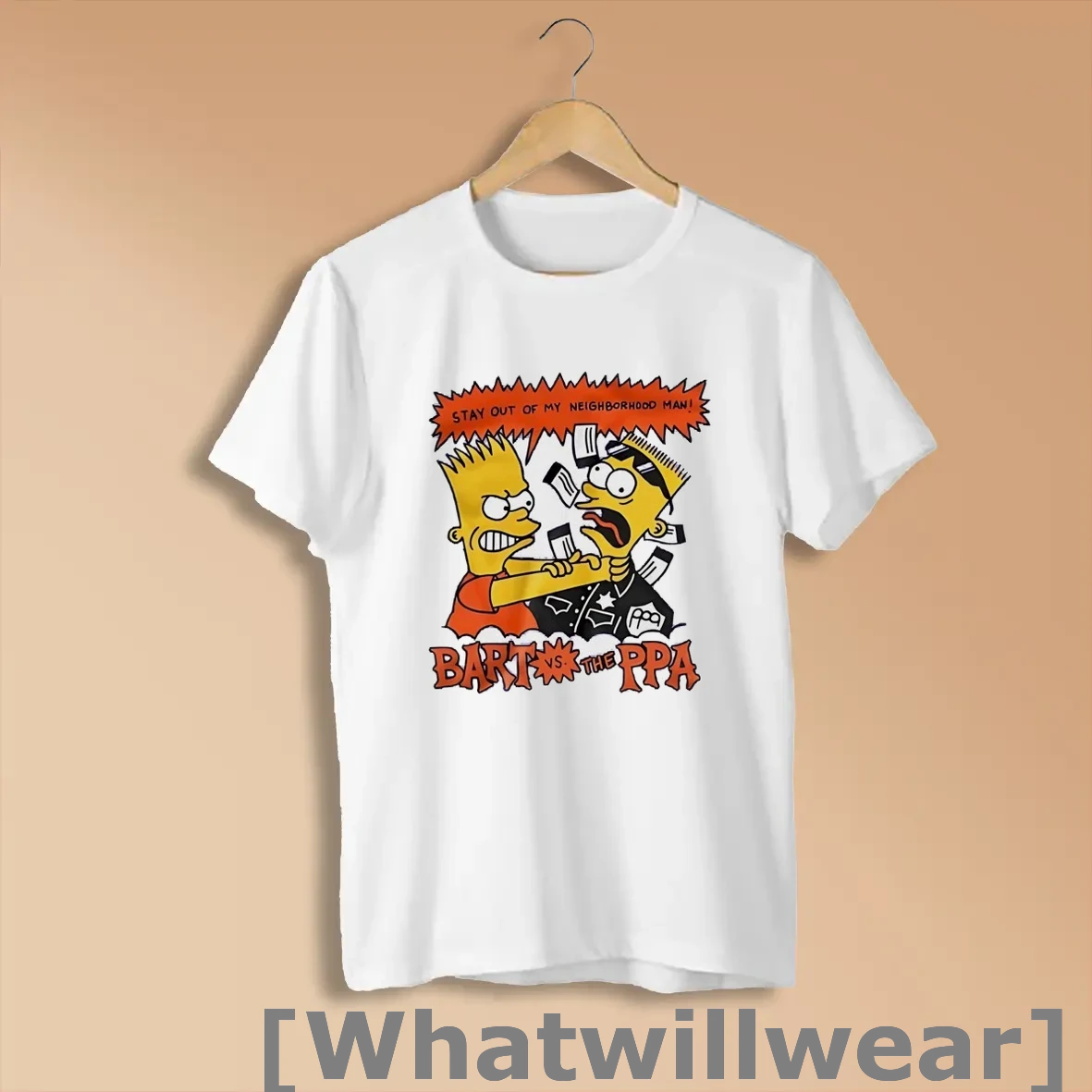 Official Bart Simpson Vs The Ppa Stay Out Of My Neighborhood Man Shirts