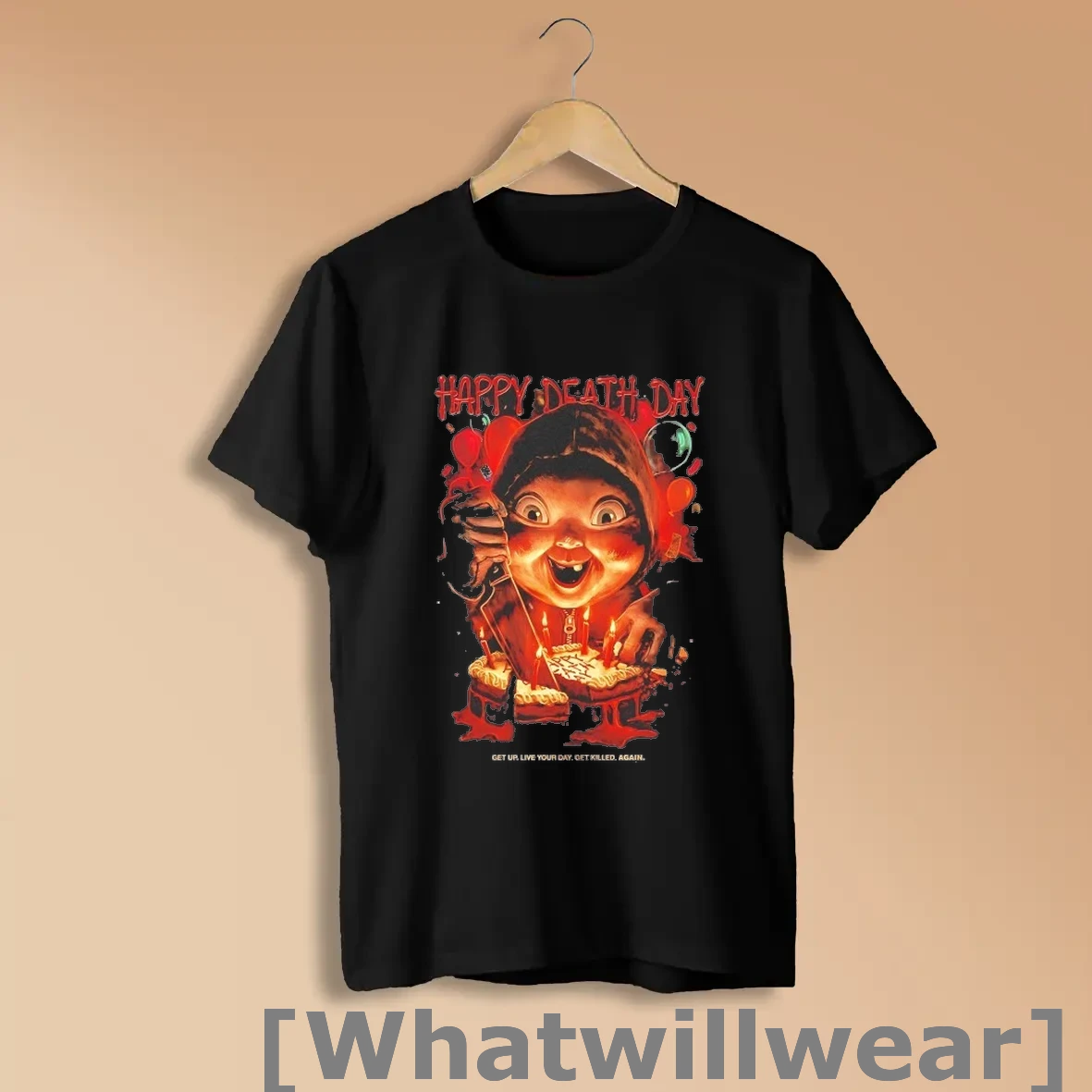 Official Bayfield Babyface Killer Happy Death Day Get Up Live Your Day Get Killed Again Shirts