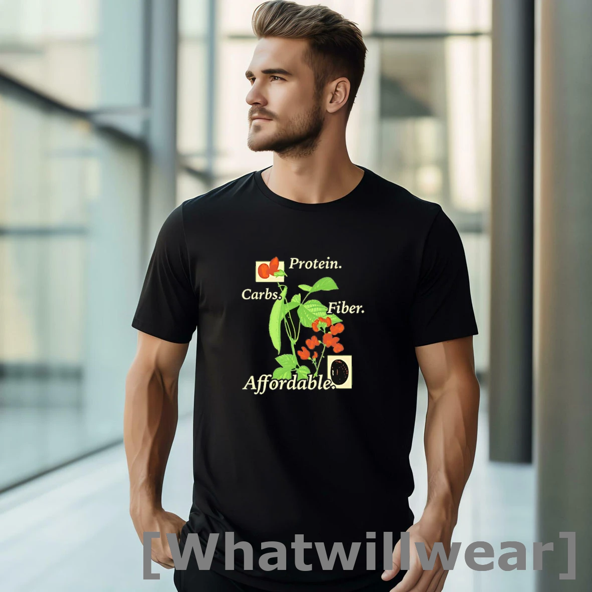 Official Bean Protein Carbs Fiber Affordable Tshirts Sweater