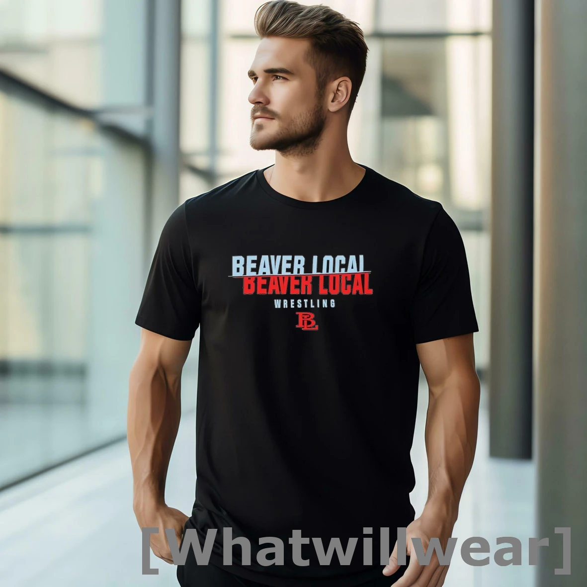 Official Beaver Local Wrestling Logo Shirts