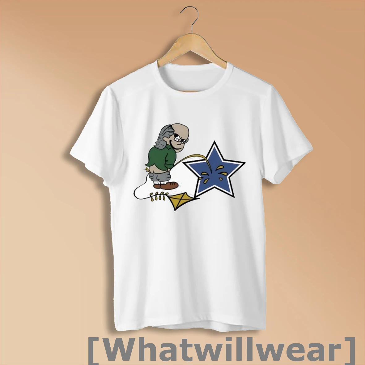 Official Ben Franklin Philadelphia Eagles Whizzing On The Blue Star Dallas Cowboys Star Pee Shirt Shirt Sweatshirt