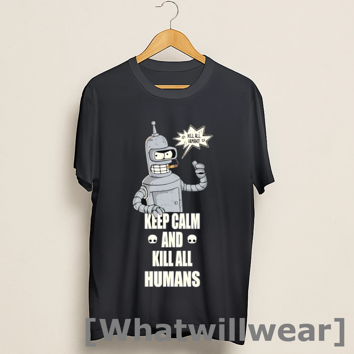 Official Bender Keep Calm And Kill All Humans Shirts