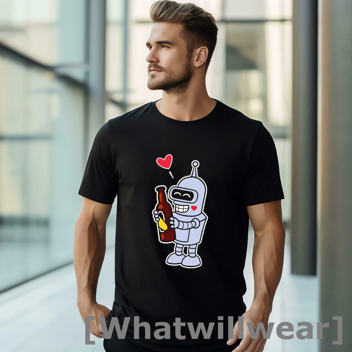 Official Bender Loves Beer True Love Tshirts Sweater