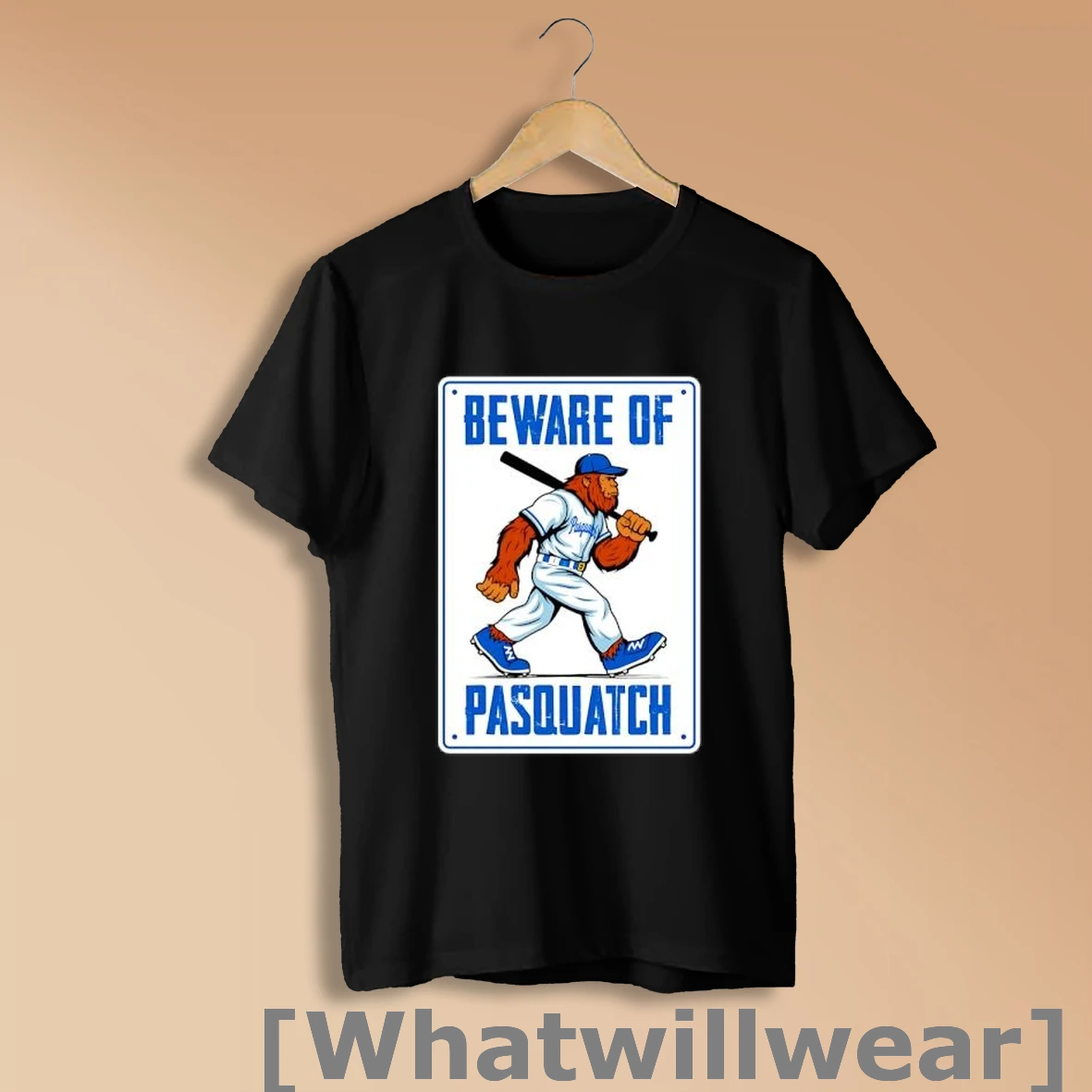 Official Beware Of Pasquatch Baseball Sasquatch Shirt Sweatshirt
