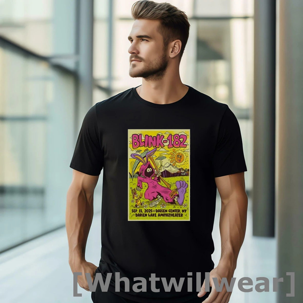 Official Blink 182 At Darien Lake Amphitheater On Sep 11 2025 Shirts