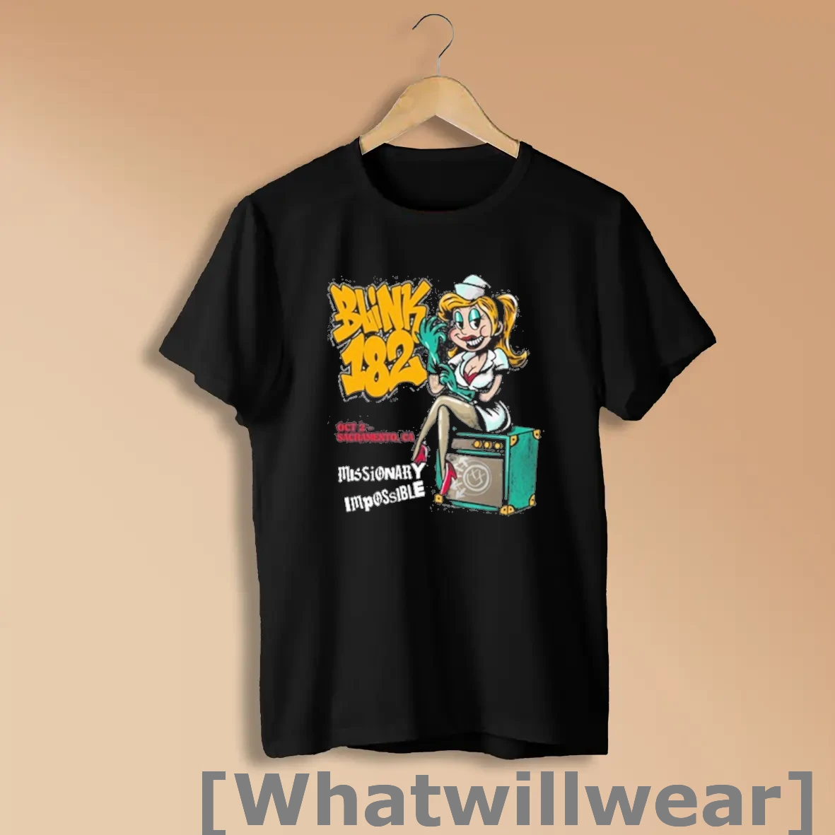 Official Blink 182 Event Aftershock Festival Sacramento Ca October 2 2025 Shirts