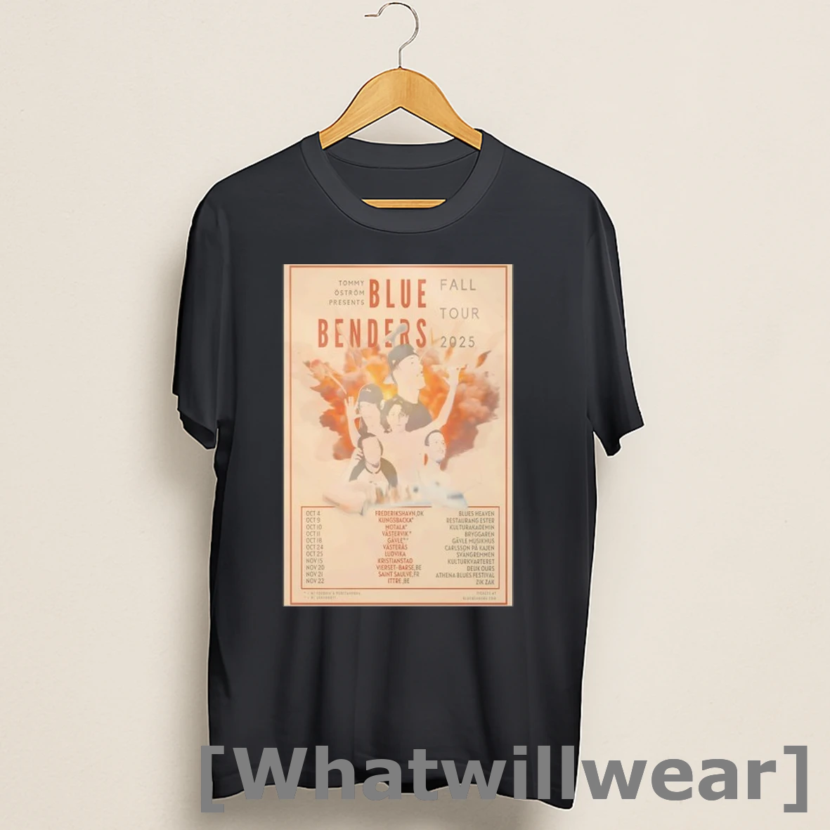 Official Blue Benders Fall Tour 2025 Shirts