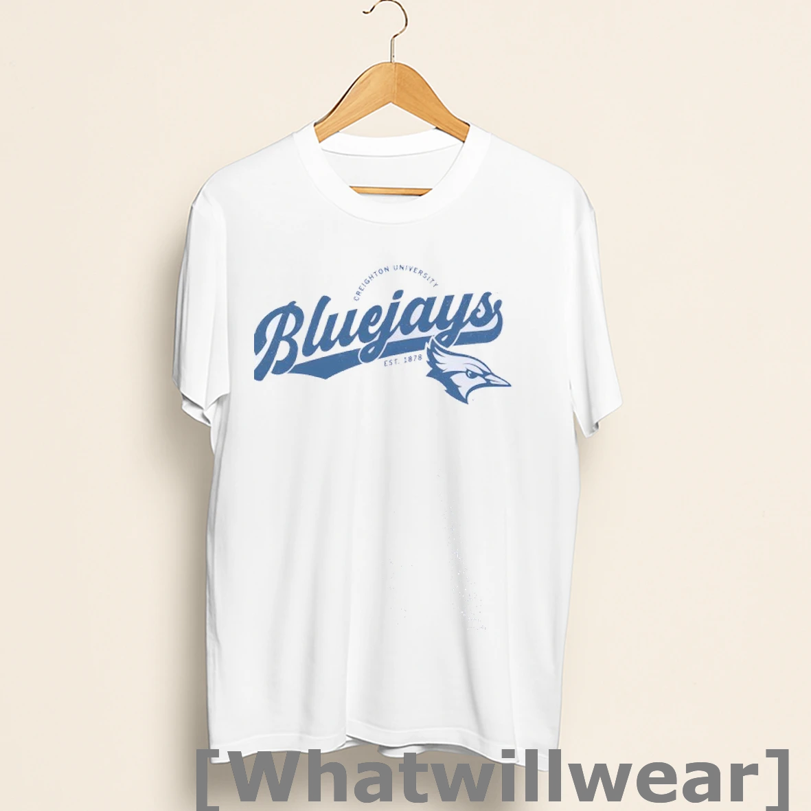 Official Bluejays Script Creighton University Logo Shirts