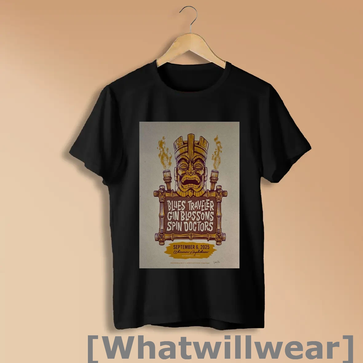 Official Blues Traveler Tour New Braunfels Tx September 06 2025 Whitewater Amphitheater Shirts