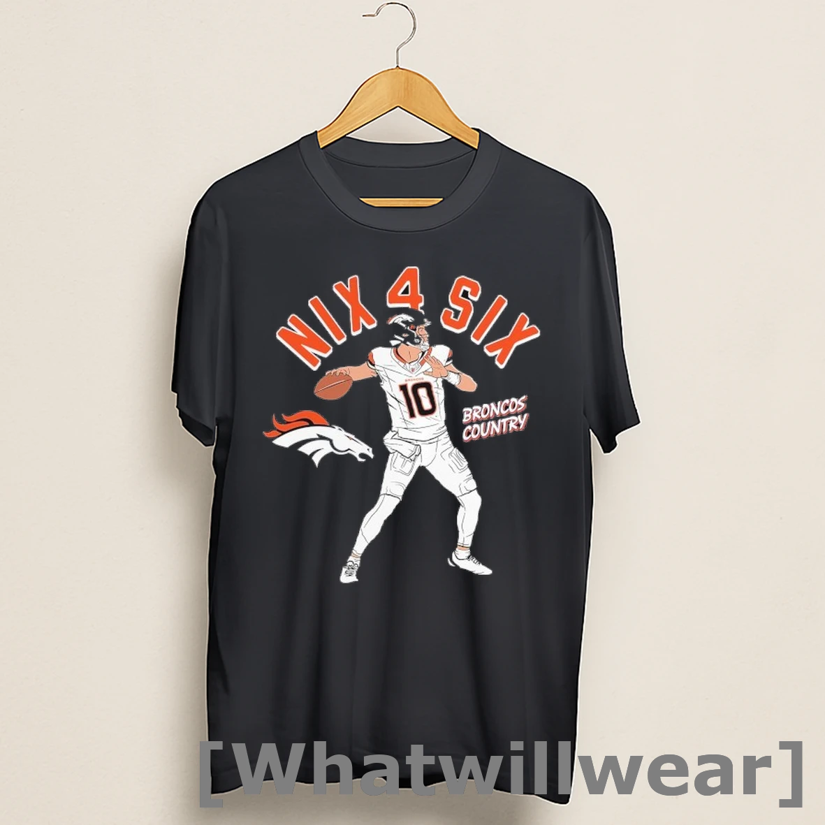 Official Bo Nix 4 Six Denver Broncos Country Player Shirts