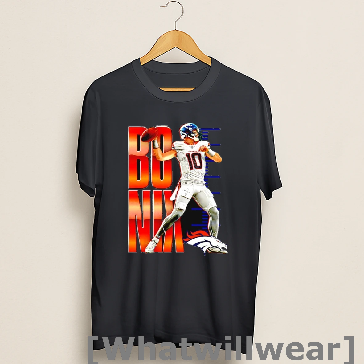 Official Bo Nix Denver Broncos Football Celebration Shirts