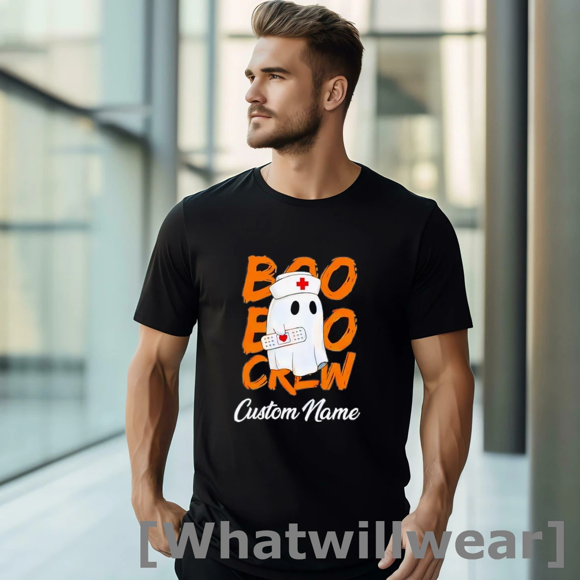 Official Boo Boo Crew Nurse Custom Name Halloween Nurse Tshirts Sweater