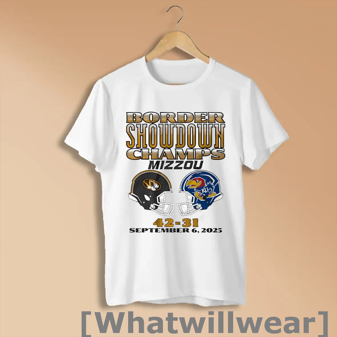 Official Border Showdown Champs Missouri Football Shirts