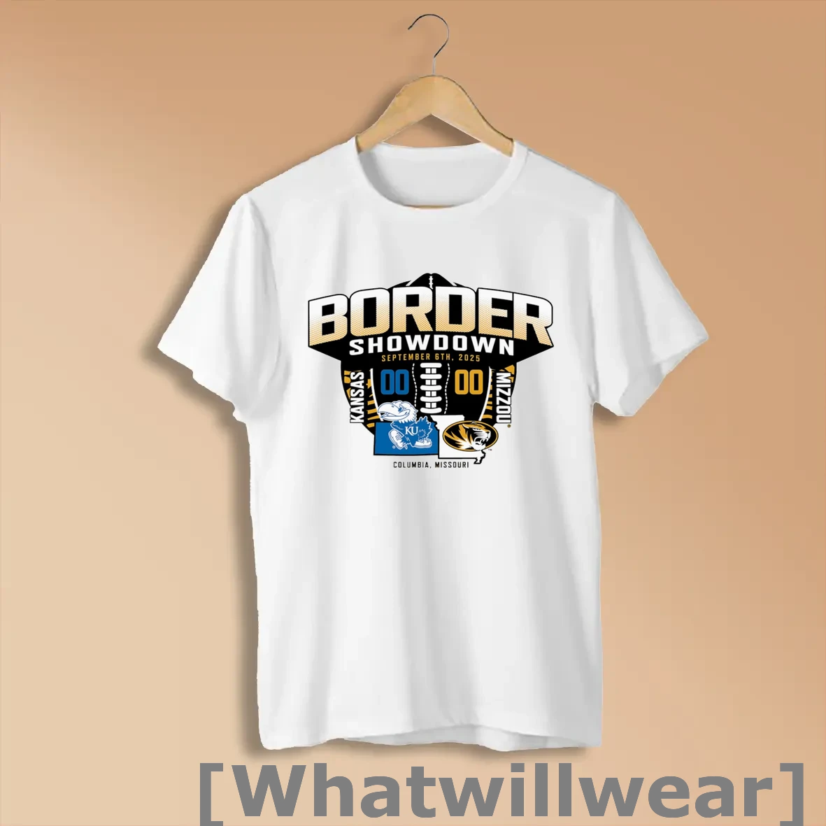 Official Border Showdown Kansas Jayhawks Vs Mizzou Tigers Shirts