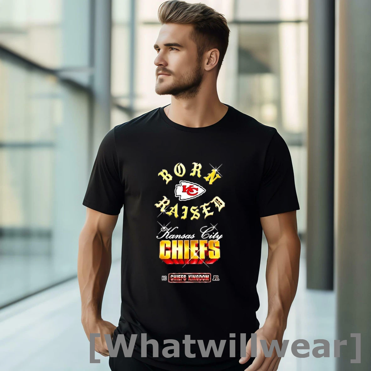 Official Born X Raised Kansas City Chiefs Chiefs Kingdom Chrome Rocker Tshirts Sweater