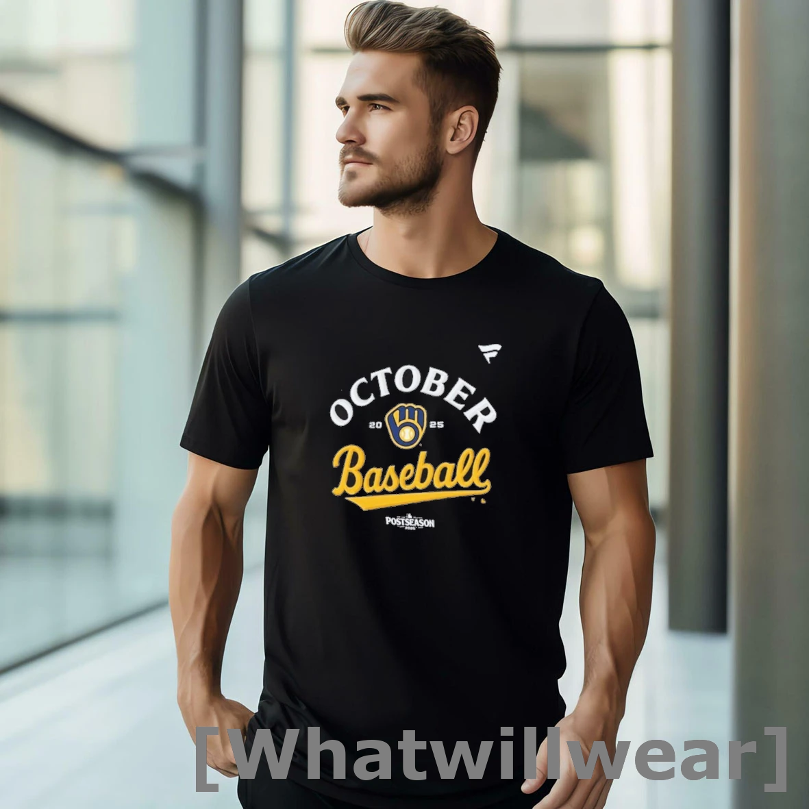 Official Brewers 2025 Mlb Postseason October Baseball Tshirts Sweater