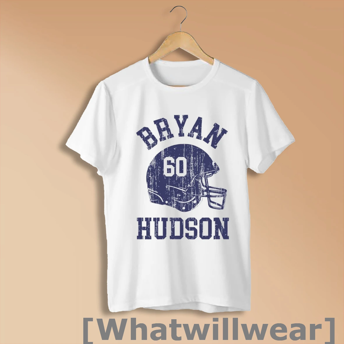 Official Bryan Hudson 60 New York Giants Football Helmet Vintage Shirt Sweatshirt