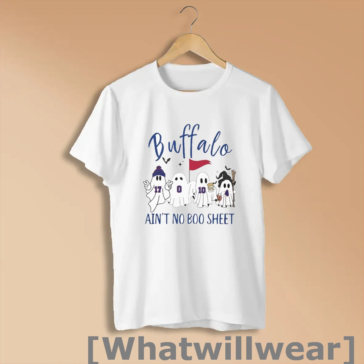 Official Buffalo Bills Aint No Boo Sheet Halloween Shirts