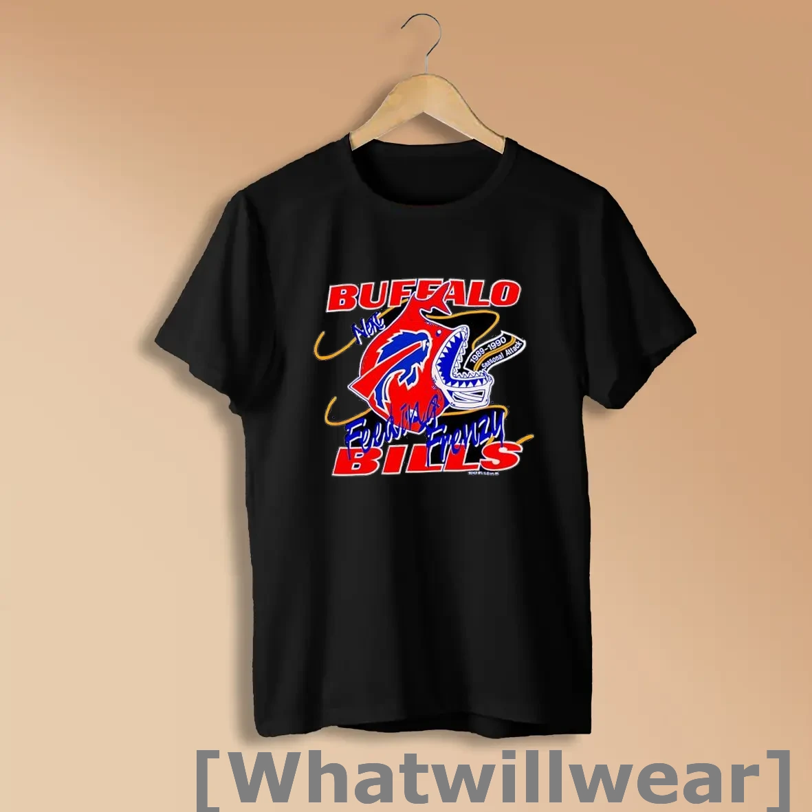 Official Buffalo Bills Feeding Frenzy Seasonal Attack Vintage Shark Shirts