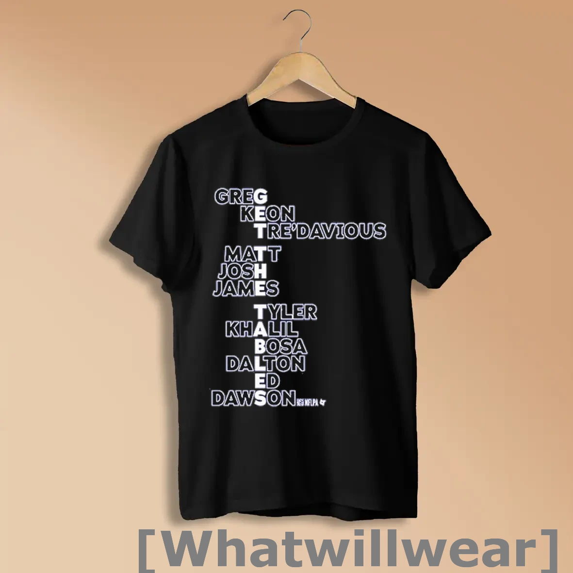 Official Buffalo Bills Get The Tables Greg Keon Tredavious Matt Josh James Tyler Khalil Bosa Dalton Ed Dawson Names T Shirts Shirts
