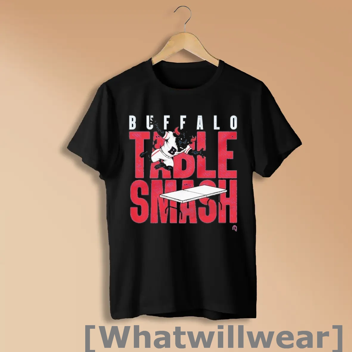 Official Buffalo Bills Table Smash Mascot T Shirts Shirts