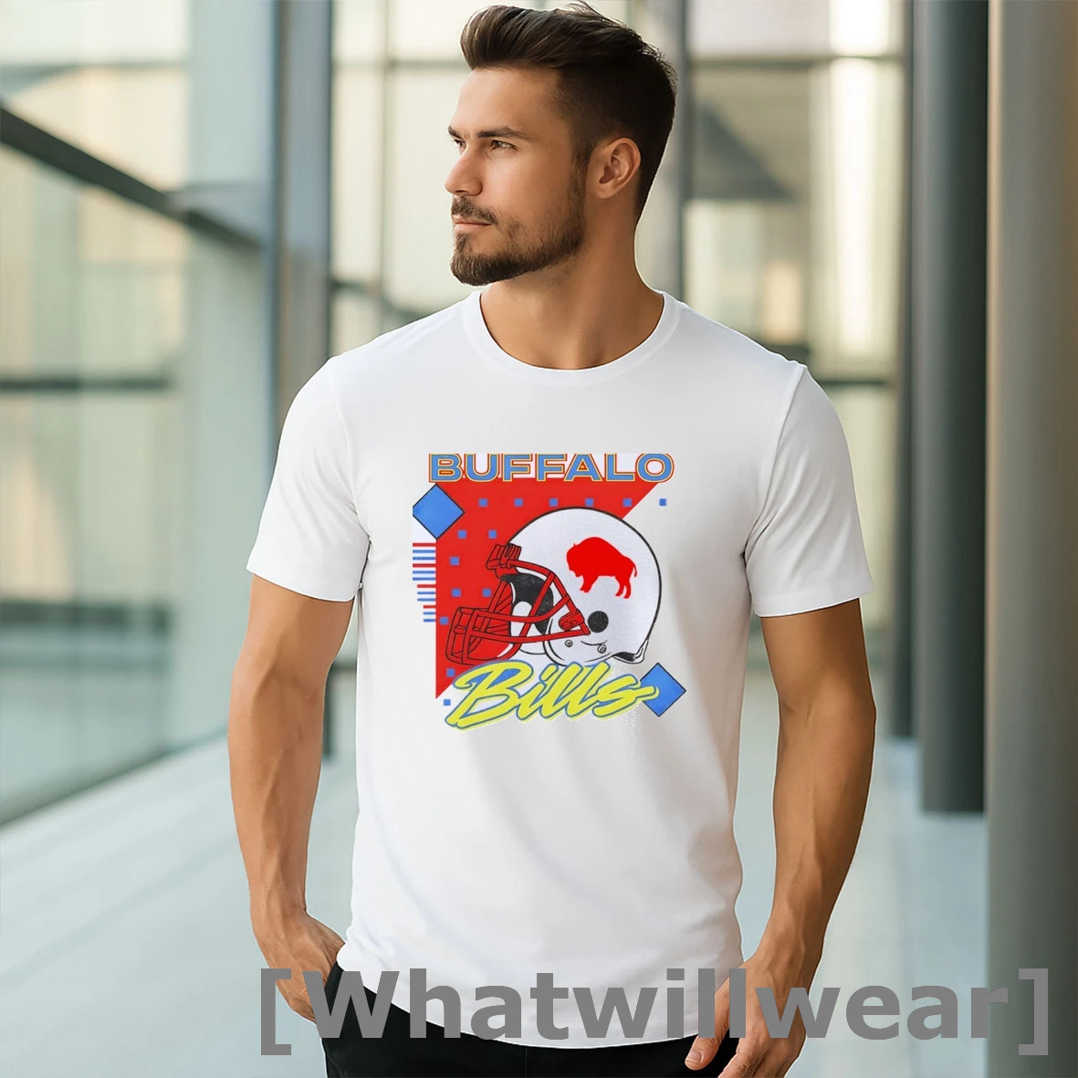 Official Buffalo Bills Helmet Football Nfl Vintage Style Gift For Fan Classic Mens Tshirts Sweater