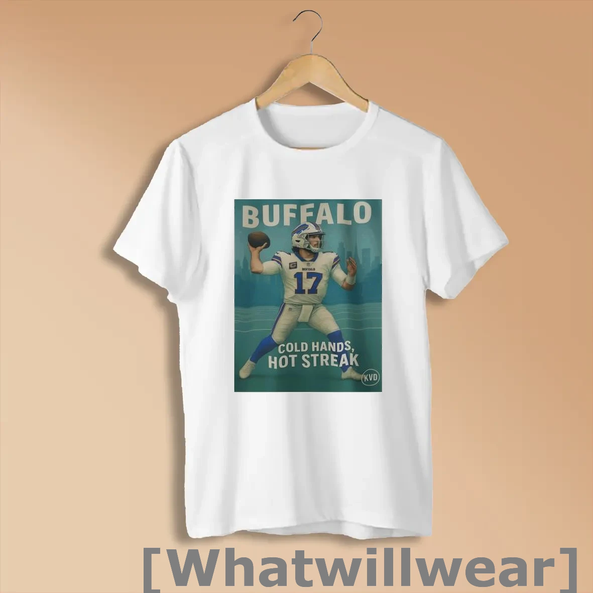 Official Buffalo Football Skyline Cold Hands Hot Streak Kvd Shirts
