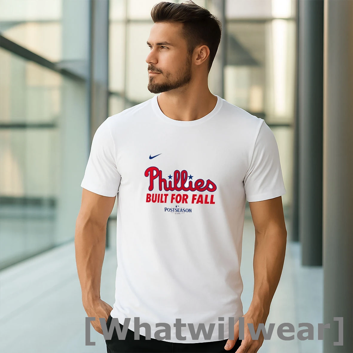 Official Built For Fall Philadelphia Phillies Nike 2025 Mlb Postseason Tshirts Sweater