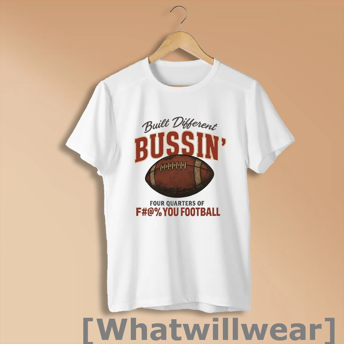 Official Built Different Bussin Four Quarters Of Fuck You Football Shirt Sweatshirt